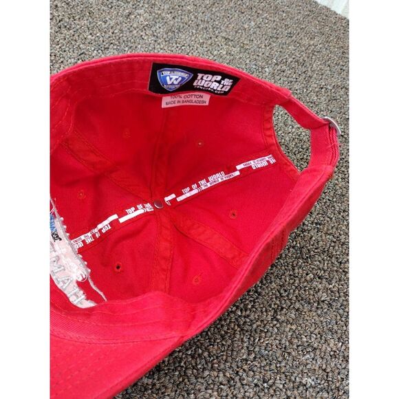 Tow Caps Ohio State 2014 Big Champions Hat Cap Red Strapback - Picture 7 of 8